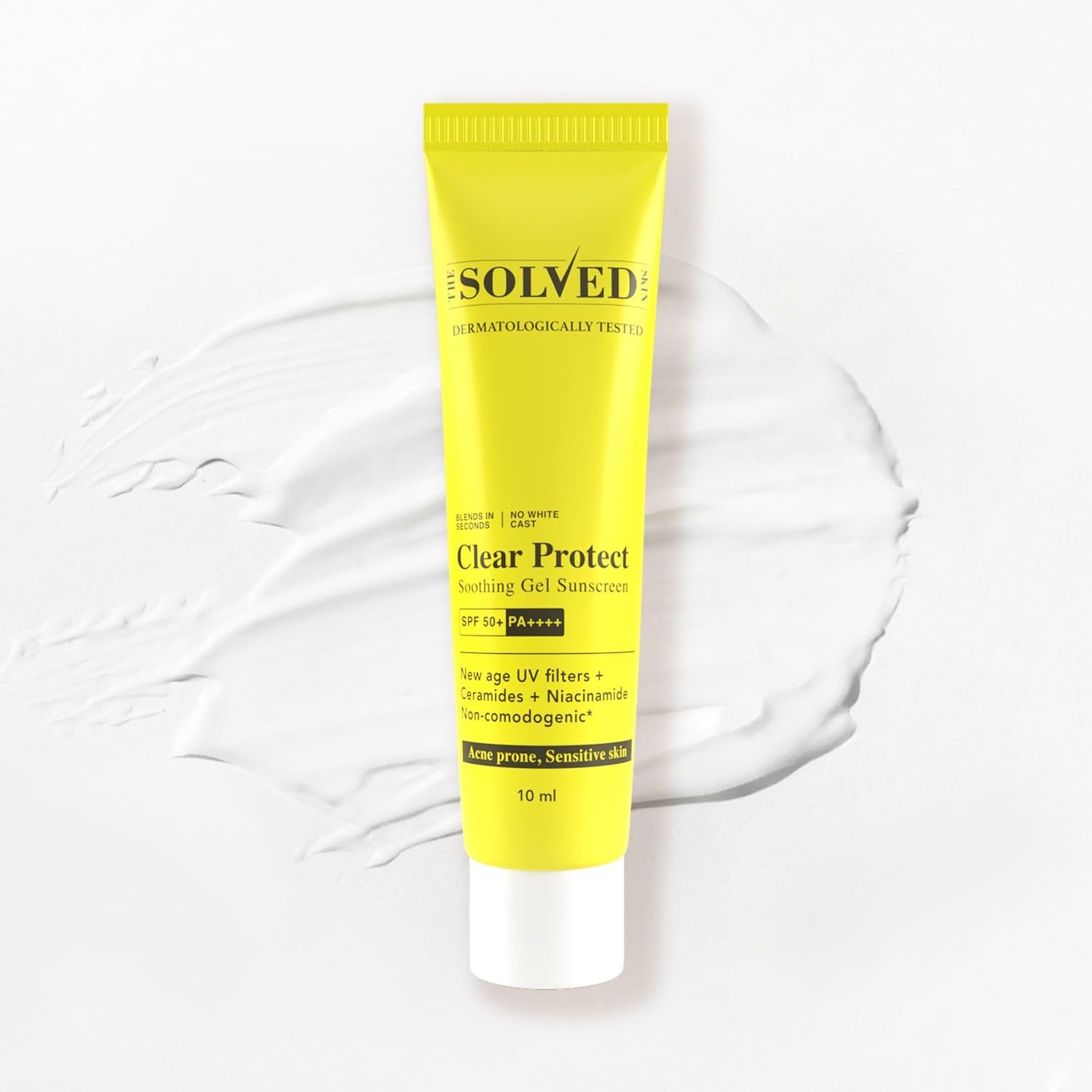 The Solved Skin Clear Protect Sunscreen SPF 50+ PA++++ New Gen UV Filt ...