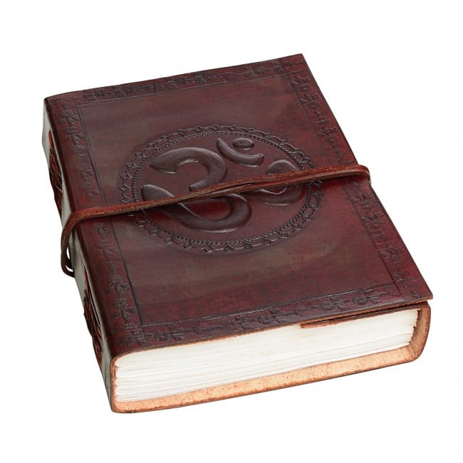 Craftshades – Vintage Om Embossed Unique Design 7″5 Handcrafted Leather Journal/Diary 200 page | 100% Genuine Leather