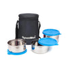 Signoraware Executive Stainless Steel Lunch Box Set, Set of 3, Medium