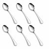 Tosaa Baby Spoon Royal Plain 16G 6-Piece Stainless Steel Spoon Set