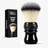 Pink Woolf Tuxedo Synthetic Shaving Brush | 25mm Knot | Soft Tips | Premium Wet Shaving Brush