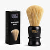 Pink Woolf Boar Bristle Shaving Brush | Natural Boar 28mm | Maroon Resin Handle