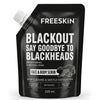 FreeSkin Activated Charcoal Face & Body Scrub 225ml