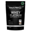 Nakpro Platinum Whey Protein Isolate | 82g Protein | Chocolate Flavour - 1000 gms
