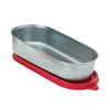 Signoraware Flat Container Oval Steel 650ml