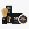 Pink Woolf The Refill Duo | Shaving Brush + Shaving Soap Refill | Barber Experience Combo