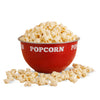 Wonderchef Ambrosia Stainless Steel Popcorn Bowl 1.4L Dual Tone Red
