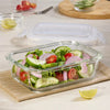Borosil Klip N Store Rectangular Glass Container 640ml