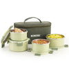 Borosil Glory Green Lunch Box Set of 4