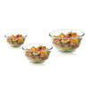 Signoraware Borosilicate Glass Mixing Bowl Combo Set of 3 Without Lid (1500ml + 1000ml + 500ml)