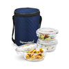 Signoraware Safe Store Tempered Glass Lunch Box Round 3 Tier