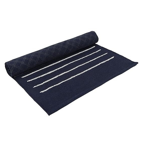 Atvi Fit Pure Cotton Anti Skid  Machine Wash Yoga Mat 73inches x 24inches 5mm thickness