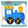 TodFod Wooden Jigsaw Puzzle – Train Shaped Gujarati Consonants