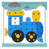 TodFod Wooden Jigsaw Puzzle – Train Shaped Hindi Consonants
