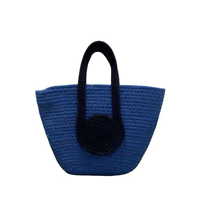 Attractive Hand Bag Large Tote Bamboo Beach Basket for Women Jute Handmade