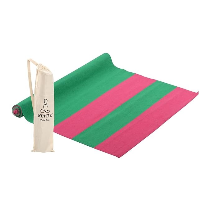 Nettie Nature Range Anti-Skid Handloom Cotton Yoga Mat