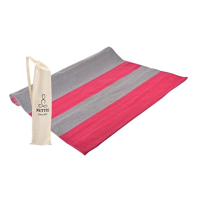 Nettie Nature Range Anti-Skid Handloom Cotton Yoga Mat