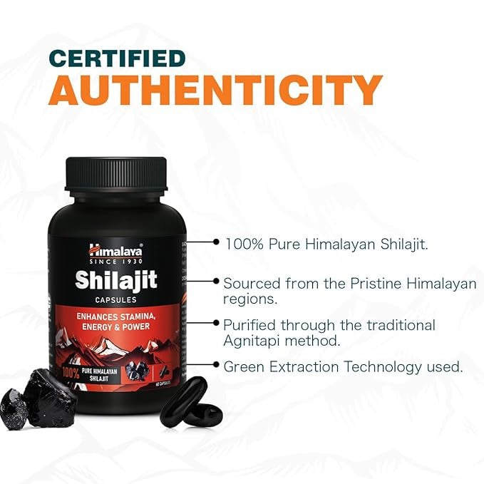 Himalaya Shilajit Capsules - 60 Caps
