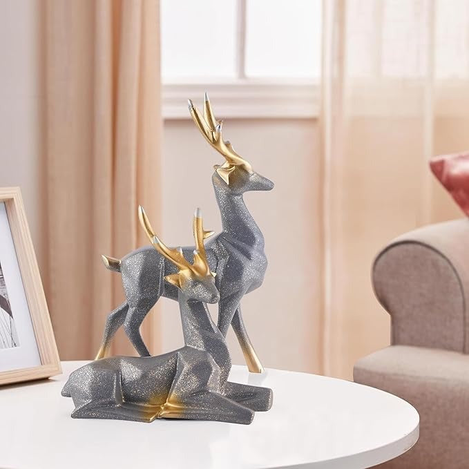 Zart Deer Home Decor showpiece