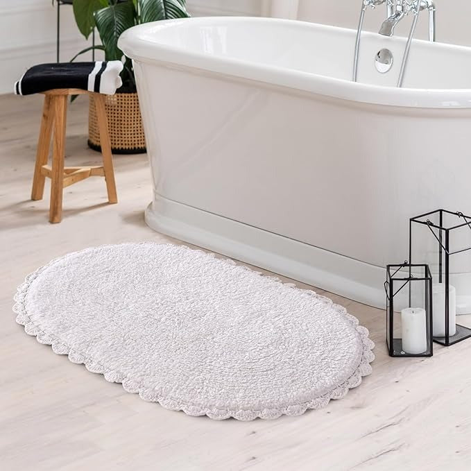 Sashaa World Super Soft Reversible Bath Mat/bathroom Rug