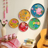Ritualistic Pushpam Wall Plates for Home Decoration Wall Decor Items for Living Room Set of 5 Plates