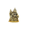 Lakshmi Kuberar Idol Brass Gold Color 3 Inches Height