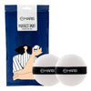 Mars Puffect Powder Puff with Strap For Loose & Pressed Powder Application (Pack of 2)