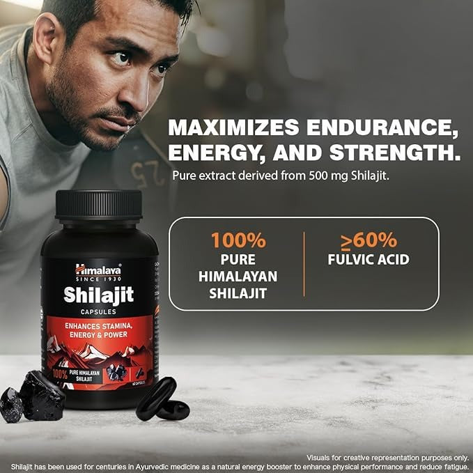 Himalaya Shilajit Capsules - 60 Caps