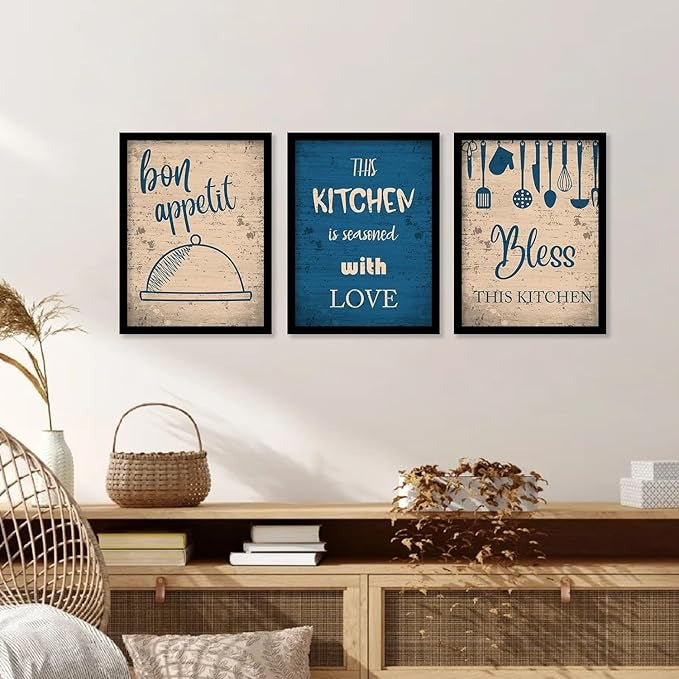 Kotart Wood Restaurant Quotes Framed Posters For Kitchen Wall Decoration Kitchen 2