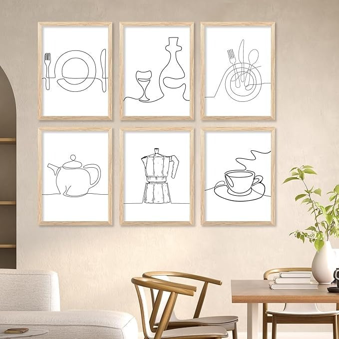 Kotart Restaurant Theme Digital Painting for Kitchen Restaurant Cafe Wall Decoration F