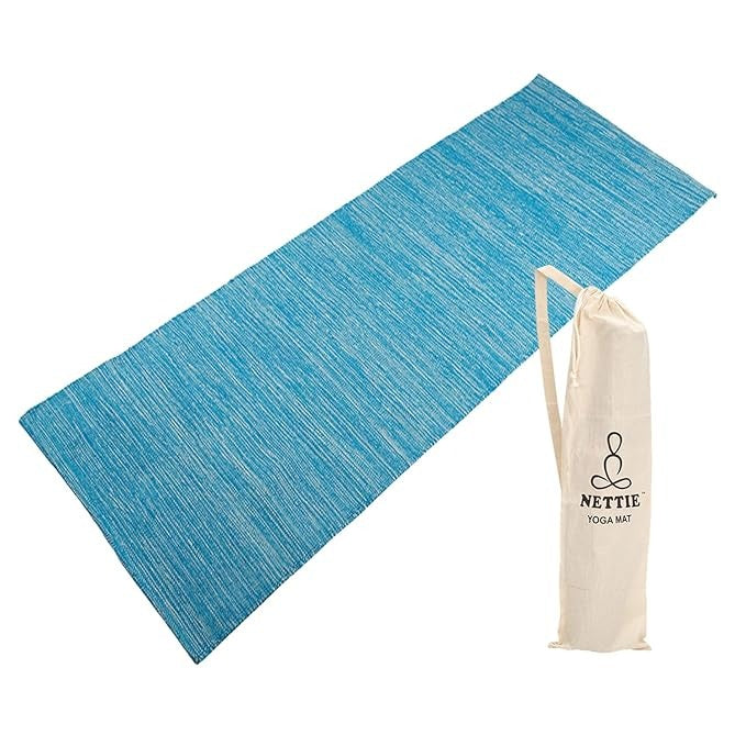 Nettie Handloom Cotton Anti-Skid Yoga Mat Regal Series