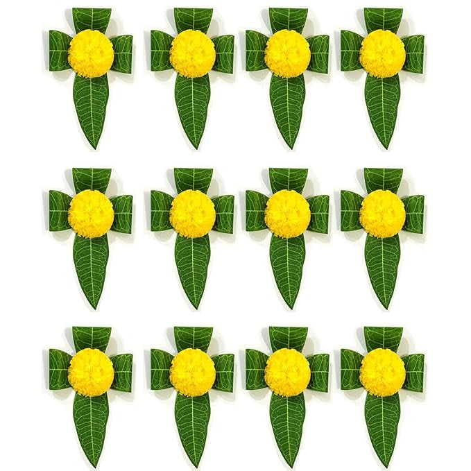 Stylish Mango Leaves and Flowers Decoration at Home Beautifully Crafted Artificial Flower