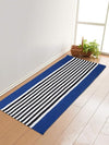 Saral Home Stripe Designer Soft Cotton Durable & Washable Multipurpose Rugs