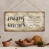Kotart Moms Kitchen MDF Wall Hanging Home Decor Items for Kitchen Cafe Restaurant Bar