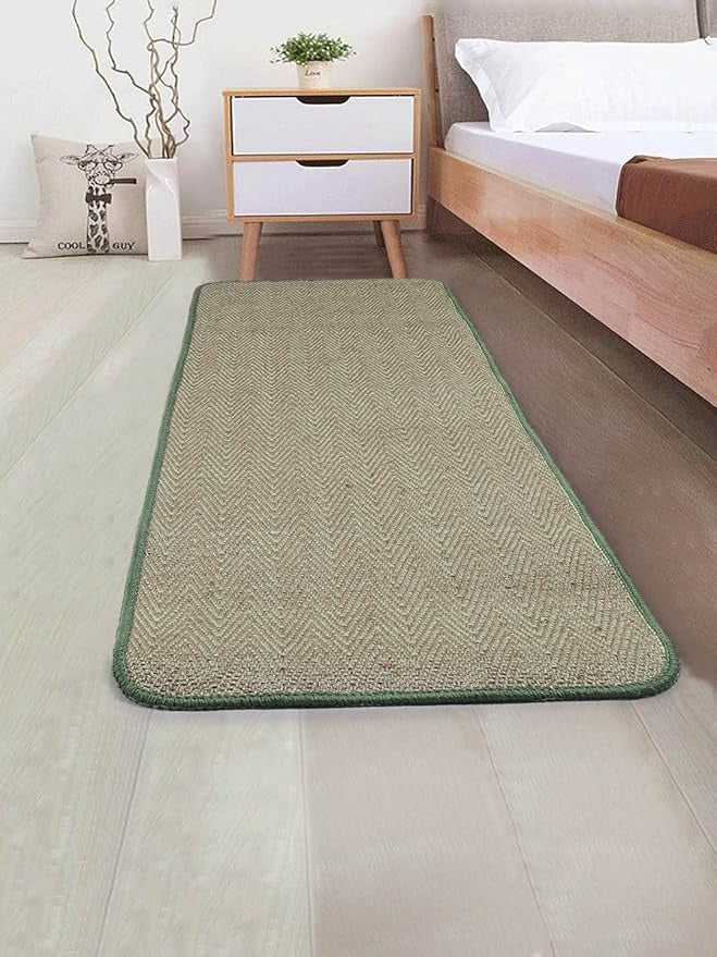 Saral Home Cotton & Jute Bedside Runner