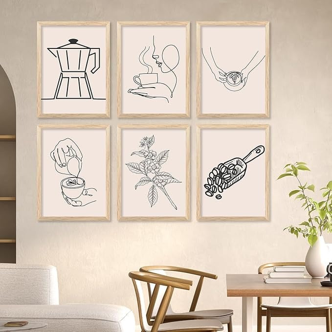 Kotart Restaurant Theme Digital Painting for Kitchen Restaurant Cafe Wall Decoration H