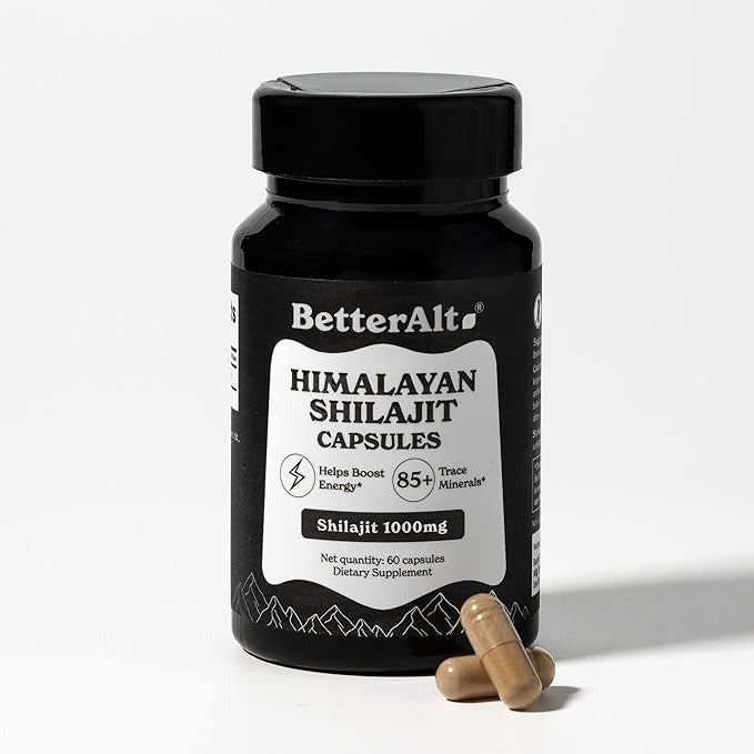 Better Alt Shilajit/Shilajeet Capsules - 60 Capsules