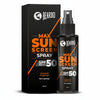 Beardo Max Sunscreen Spray SPF 50 PA+++ | Invisible | No White Cast | 50ml