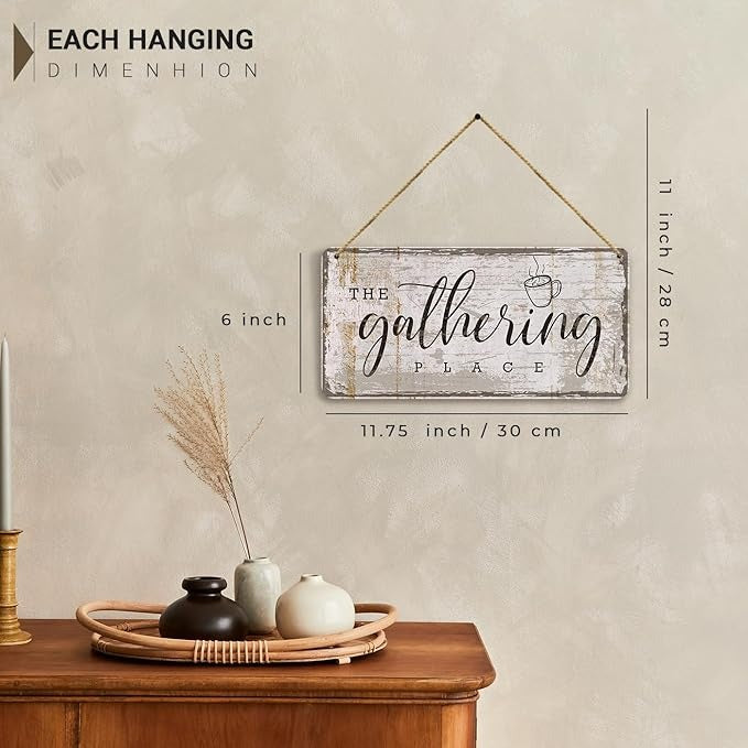 Kotart Kitchen Quotes Wooden Wall Art Hanging for Restaurant Bar Dianing Area 8