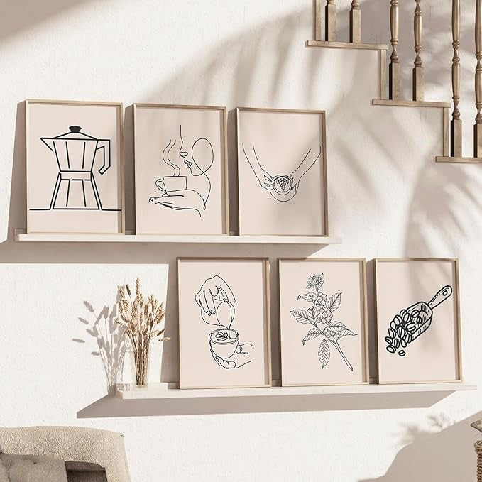 Kotart Restaurant Theme Digital Painting for Kitchen Restaurant Cafe Wall Decoration H