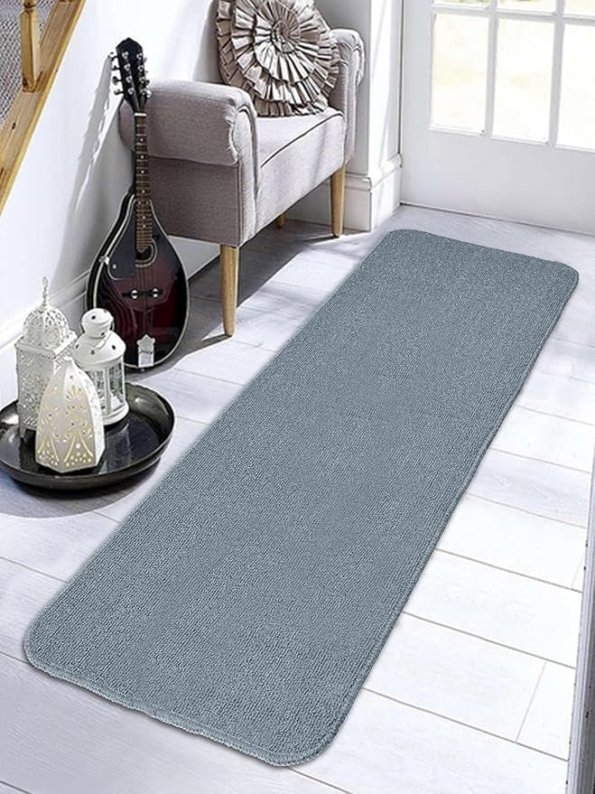 Saral Home Solid Soft PP Yarn Durable & Washable Multipurpose Runner