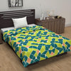 Divine Casa 120 GSM Microfiber Single Dohar Soft & Lightweight Throw Blanket Abstract Pattern Colour Acid Lime