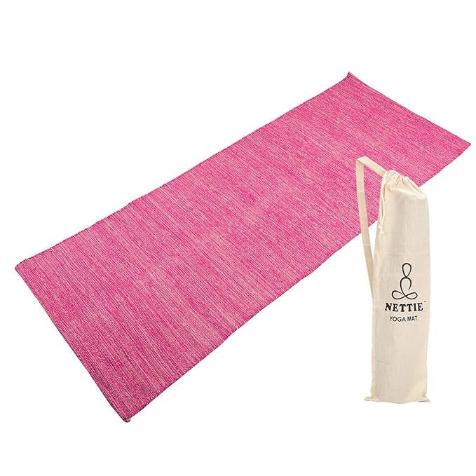 Nettie Handloom Cotton Anti-Skid Yoga Mat Regal Series