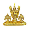 Brass Small Sangu Chakram Stand with Tirupati Balaji Idol