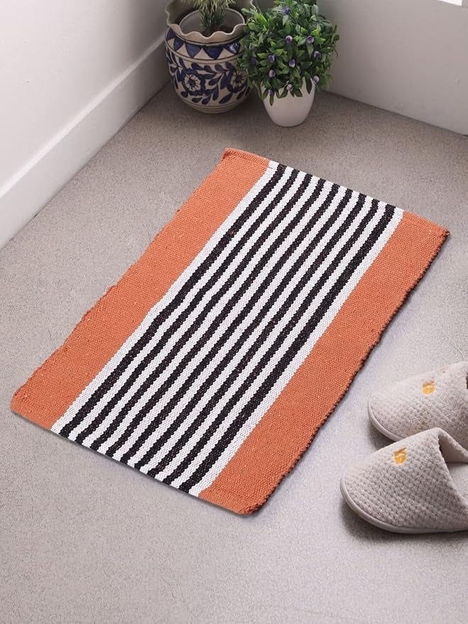 SARAL Home Soft Cotton Multi Purpose Rectangular Rug