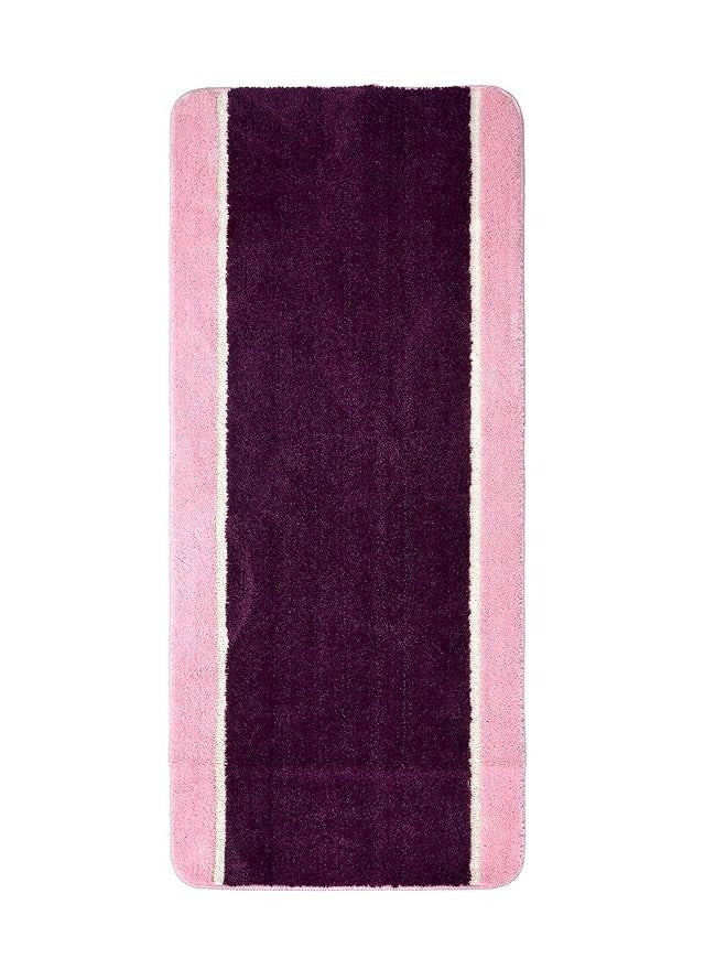 Saral Home Stripe Microfiber Durable & Washable Multipurpose Runner