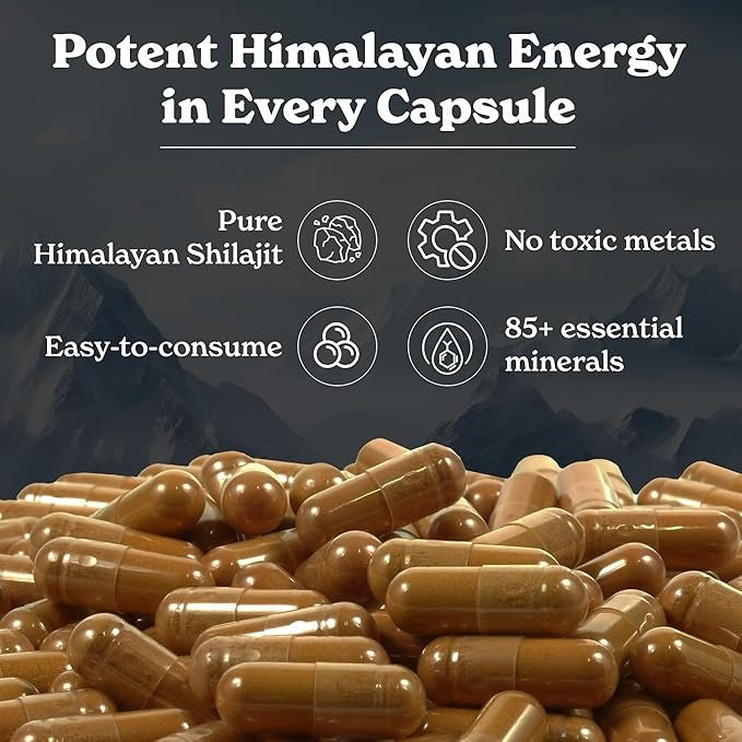 Better Alt Shilajit/Shilajeet Capsules - 60 Capsules