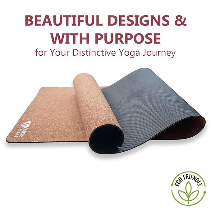 Humble Heart Antimicrobial Ultimate advance Cork Yoga Mat