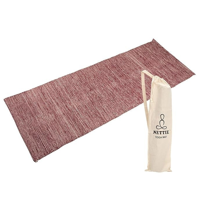 Nettie Handloom Cotton Anti-Skid Yoga Mat Regal Series