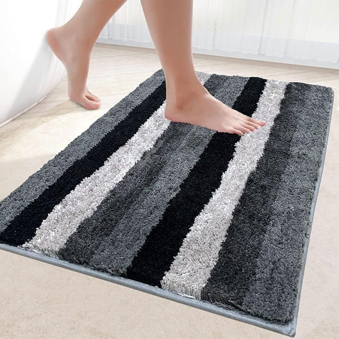 Luxe Home Jericho Doormat 2500 GSM Super Soft Microfiber Anti-Skid Mat Colour Shadow 60x90 cm